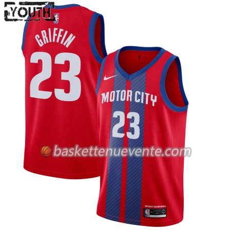 Maillot Basket Detroit Pistons Blake Griffin 23 2019-20 Nike City Edition Swingman - Enfant